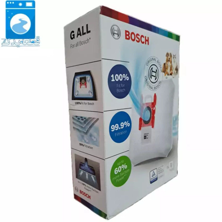 پاکت جاروبرقی هپا فیلتر بوش تایپg all