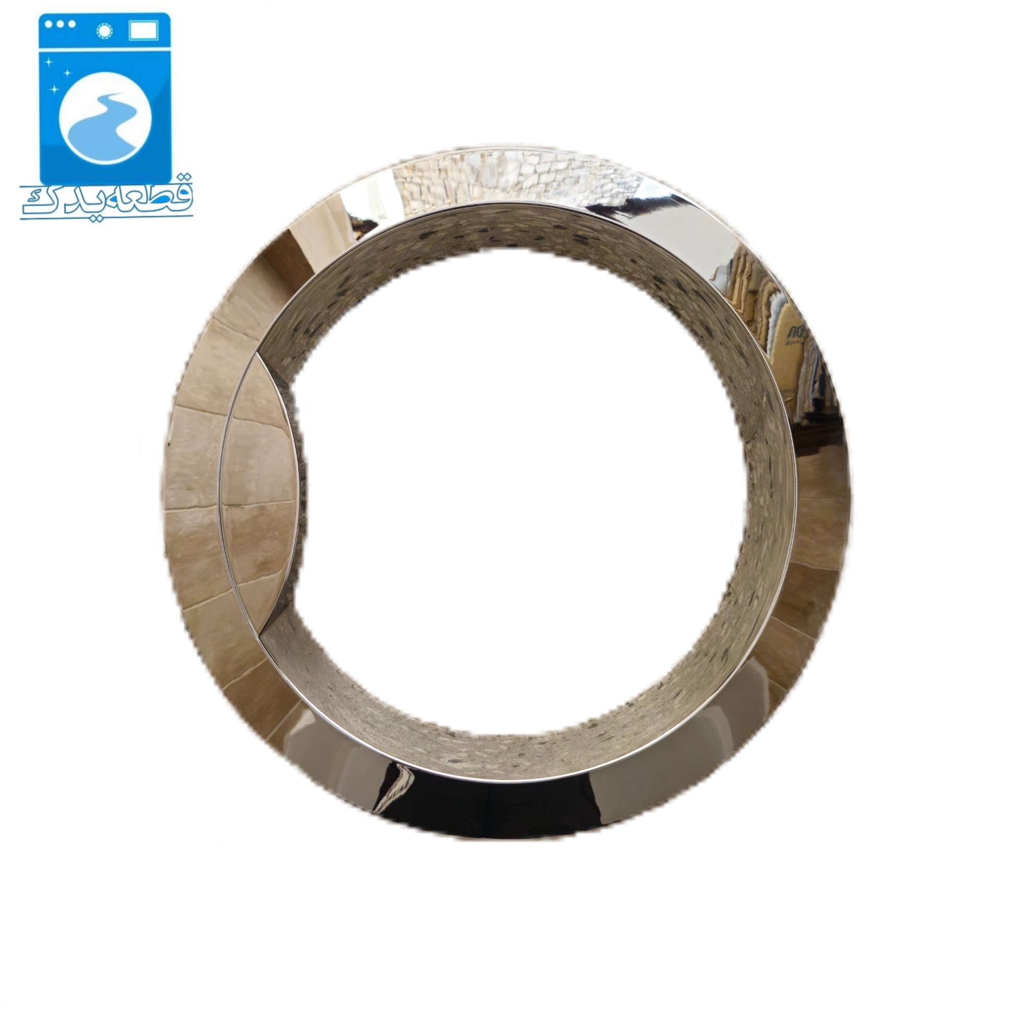 زه دور درب بیرونی ماشین لباسشویی حایر_اسنوا 601 ( آبکاری )
